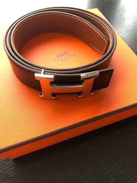 hermes gürtel braun|HERMÈS Gürtel M in Braun, Schwarz .